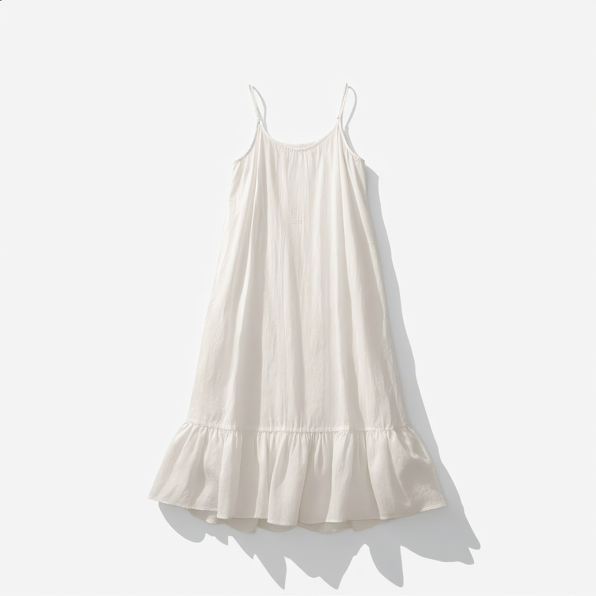 Sleeveless Long Cotton Dress