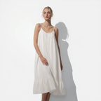 Sleeveless Long Cotton Dress