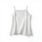 Linen Cotton Tank V-Neck