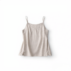 Linen Cotton Tank V-Neck