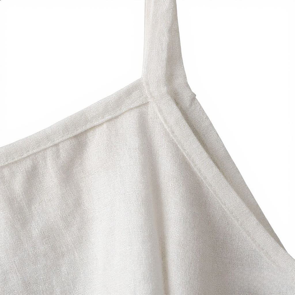 Linen Cotton Tank V-Neck