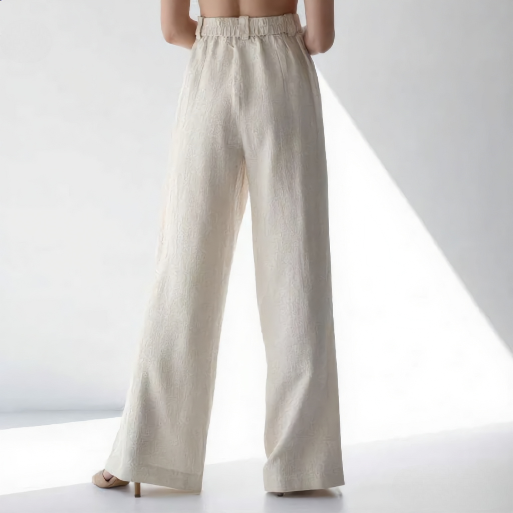 High Waist Wide Leg Trouser