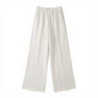 Wide-Leg Cotton Drawstring Pant