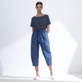 Cotton High Waist Elastic Jean