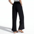 Wide-Leg Cotton Drawstring Pant