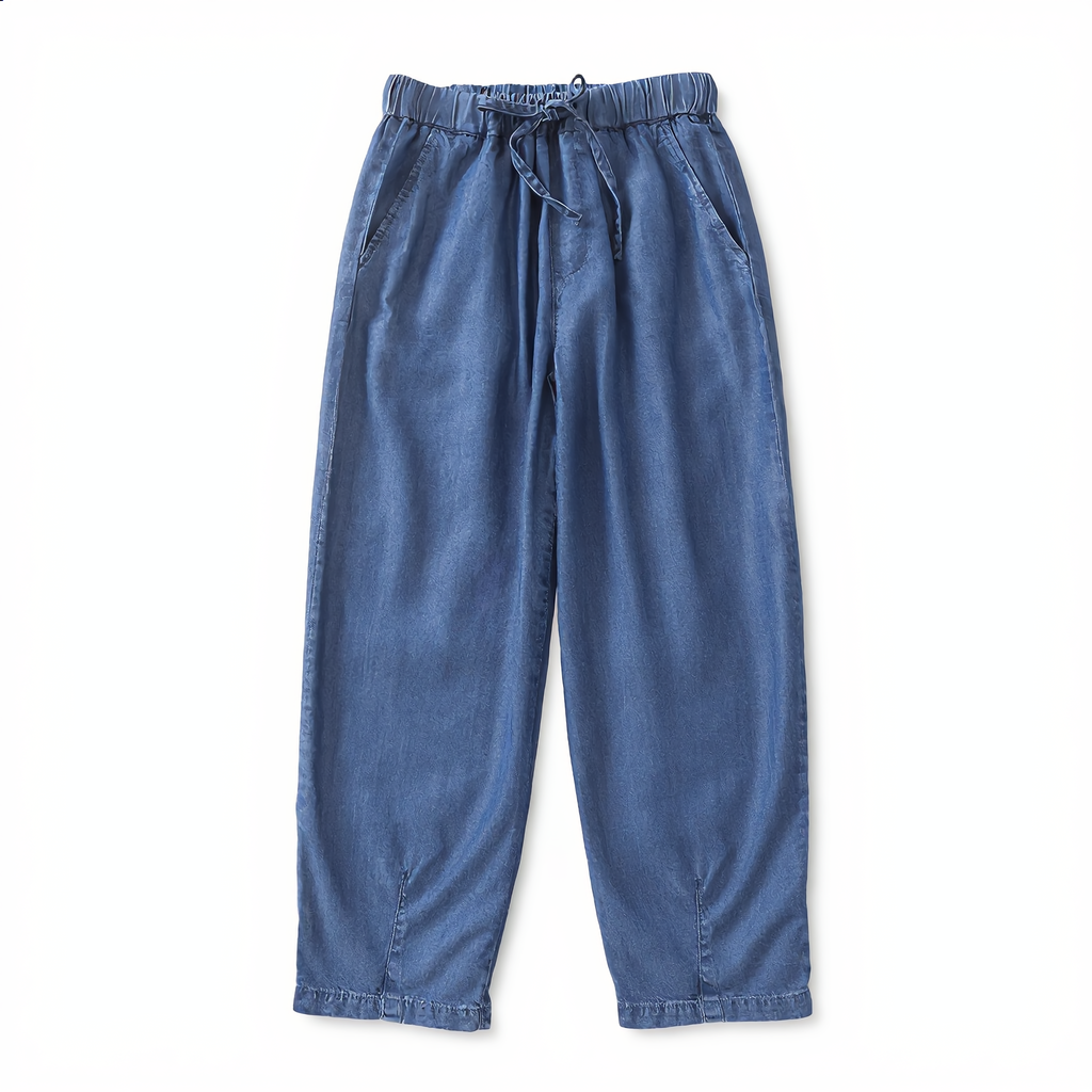 Cotton High Waist Elastic Jean