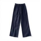 Wide-Leg Cotton Drawstring Pant