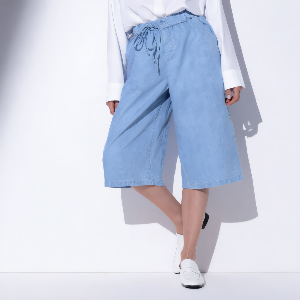 Cotton High Waist Elastic Jean