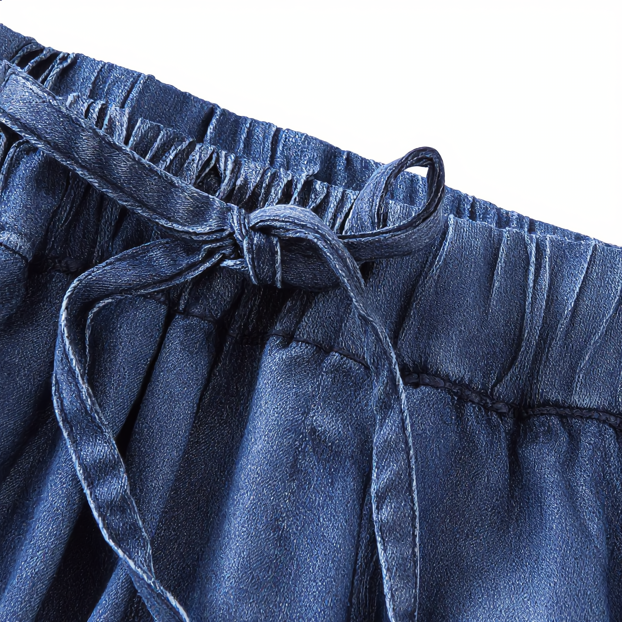Cotton High Waist Elastic Jean
