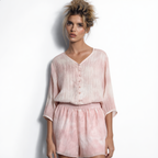 Lantern Sleeve Two-Piece Set