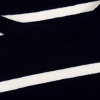 Striped Round Neck Cotton T-Shirt