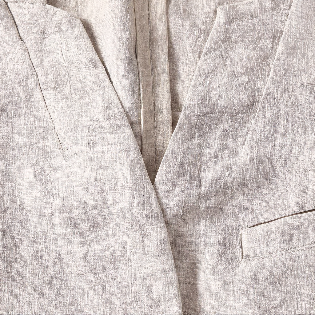 Tailored Linen Cotton Blend Vest
