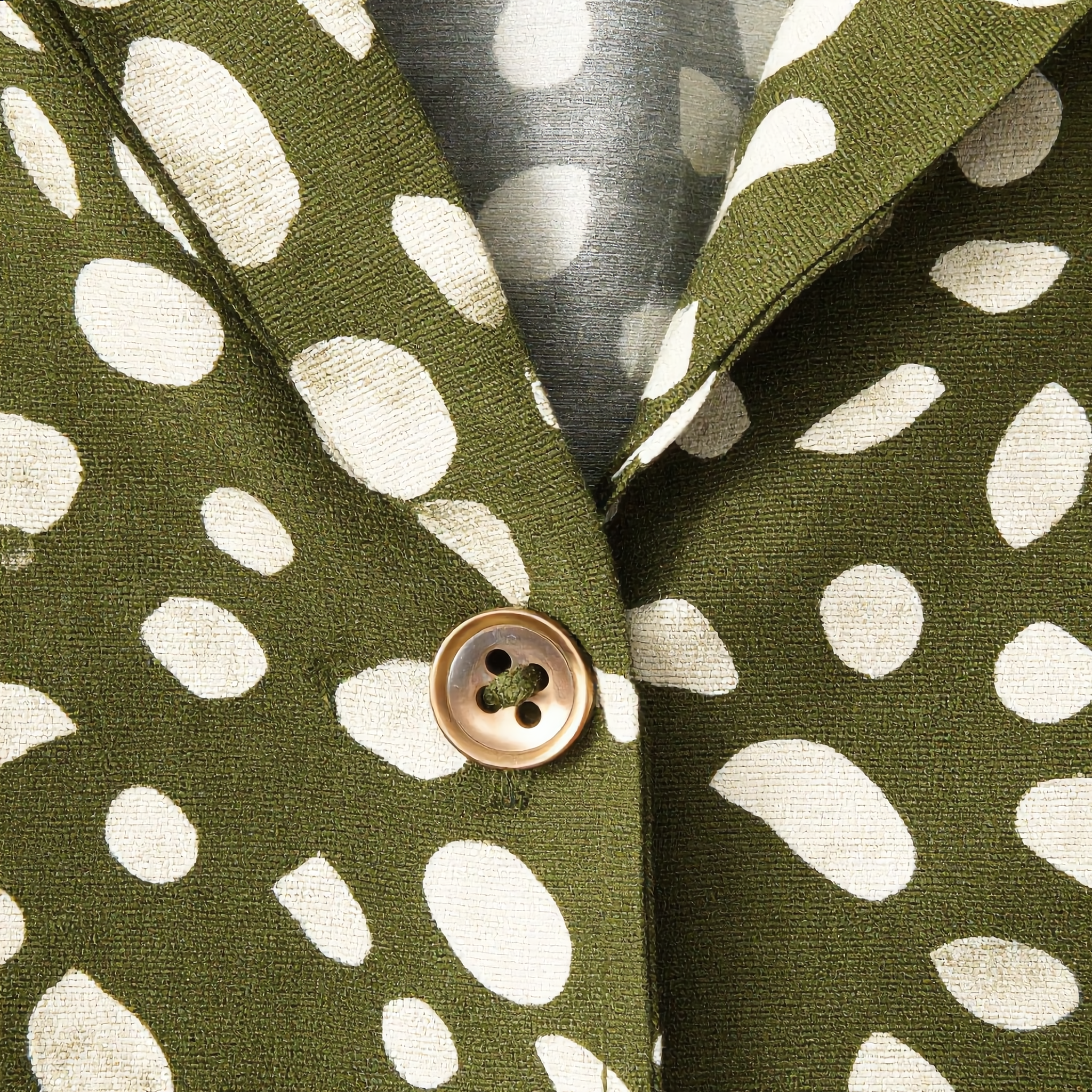 Printed Belted Shirt Dress
