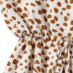 Printed Belted Shirt Dress