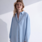 Shirt Cotton Oversize Classic Collar