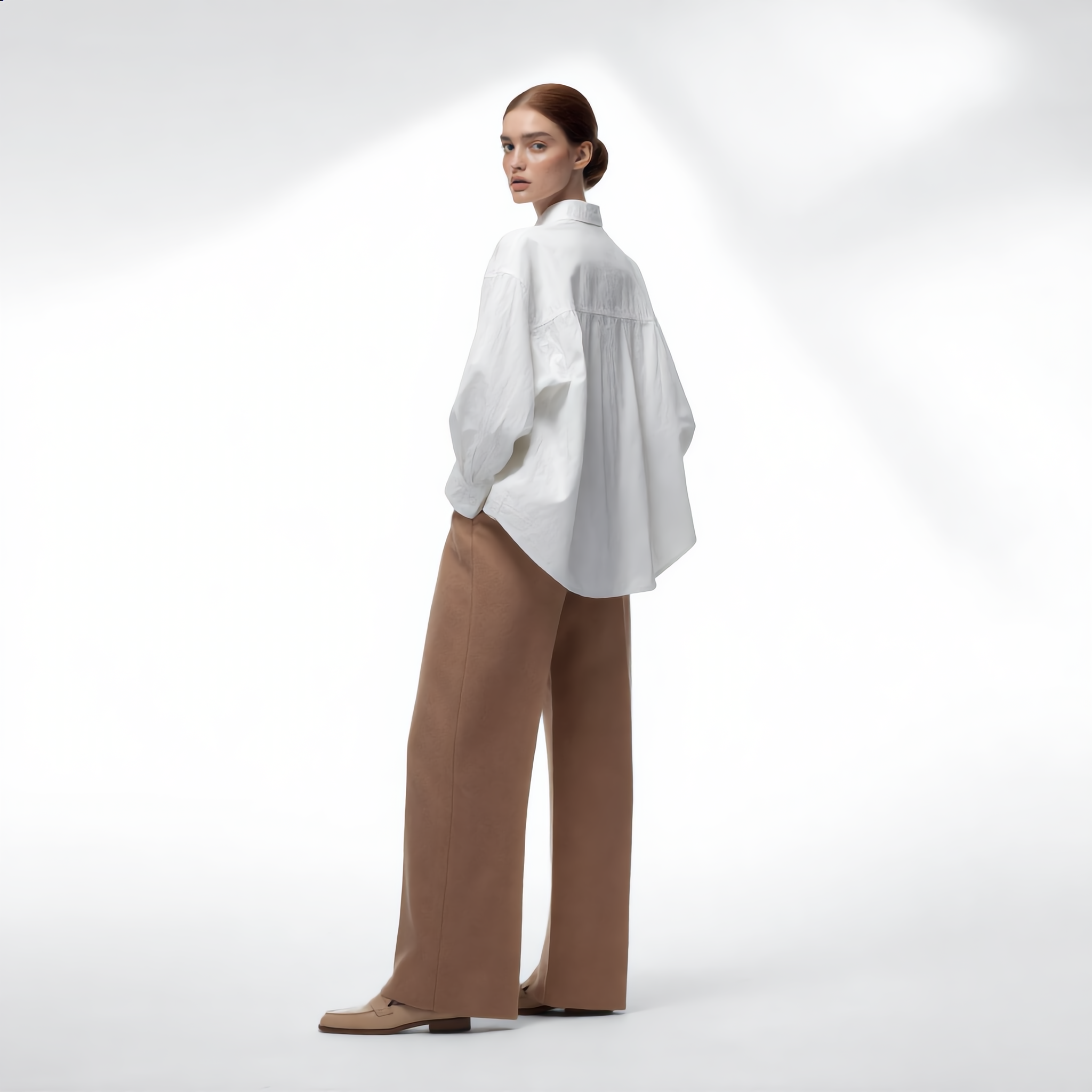 Shirt Cotton Oversize Classic Collar