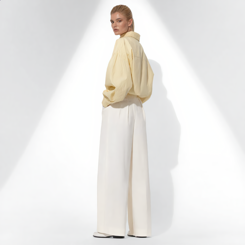 Shirt Cotton Oversize Classic Collar
