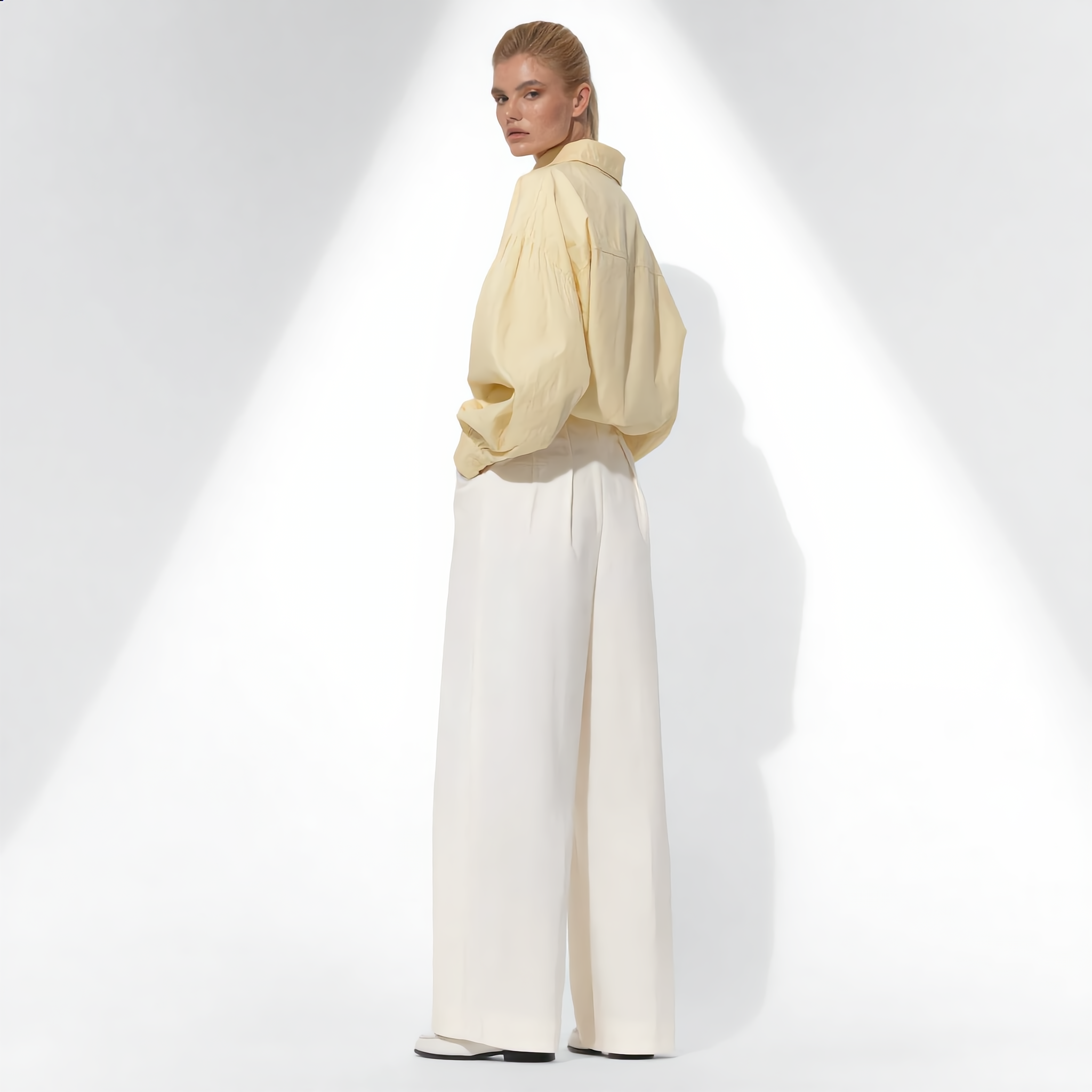Shirt Cotton Oversize Classic Collar