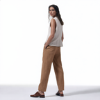 Tailored Linen Cotton Blend Vest
