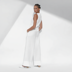 Cotton Vest Trousers Set Elasticated Waist
