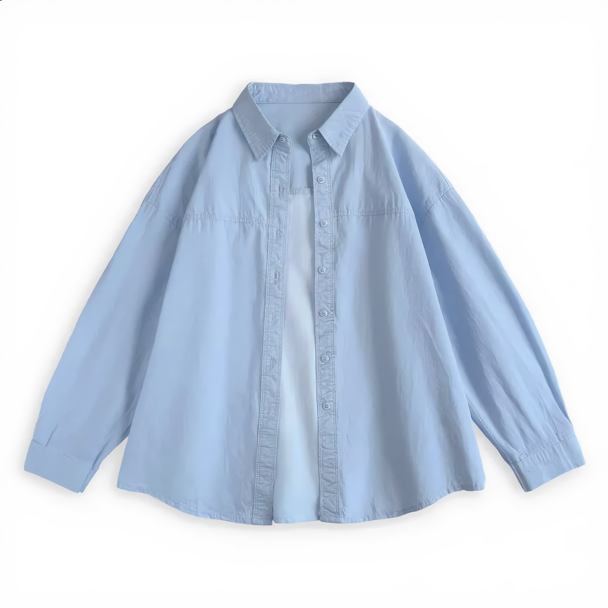 Shirt Cotton Oversize Classic Collar