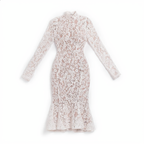 The Clara High-Neck Lace Dress
