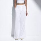 High Waist Wide Leg Trouser