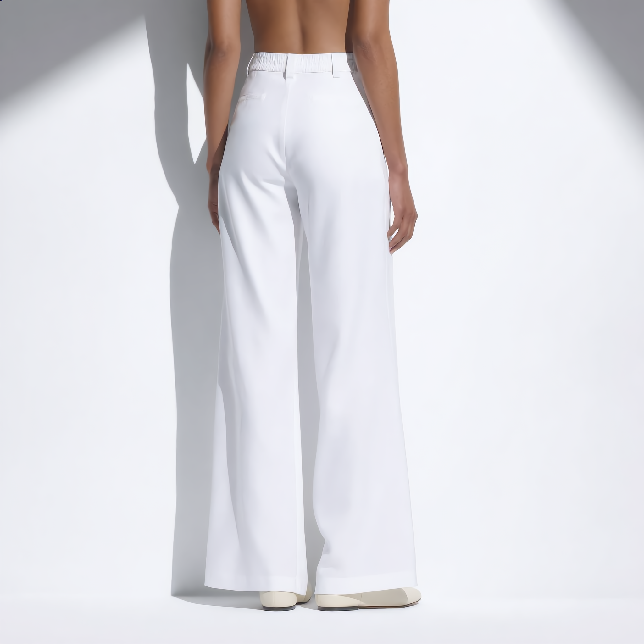 High Waist Wide Leg Trouser