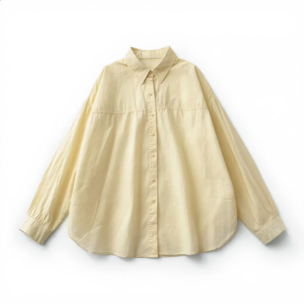 Shirt Cotton Oversize Classic Collar