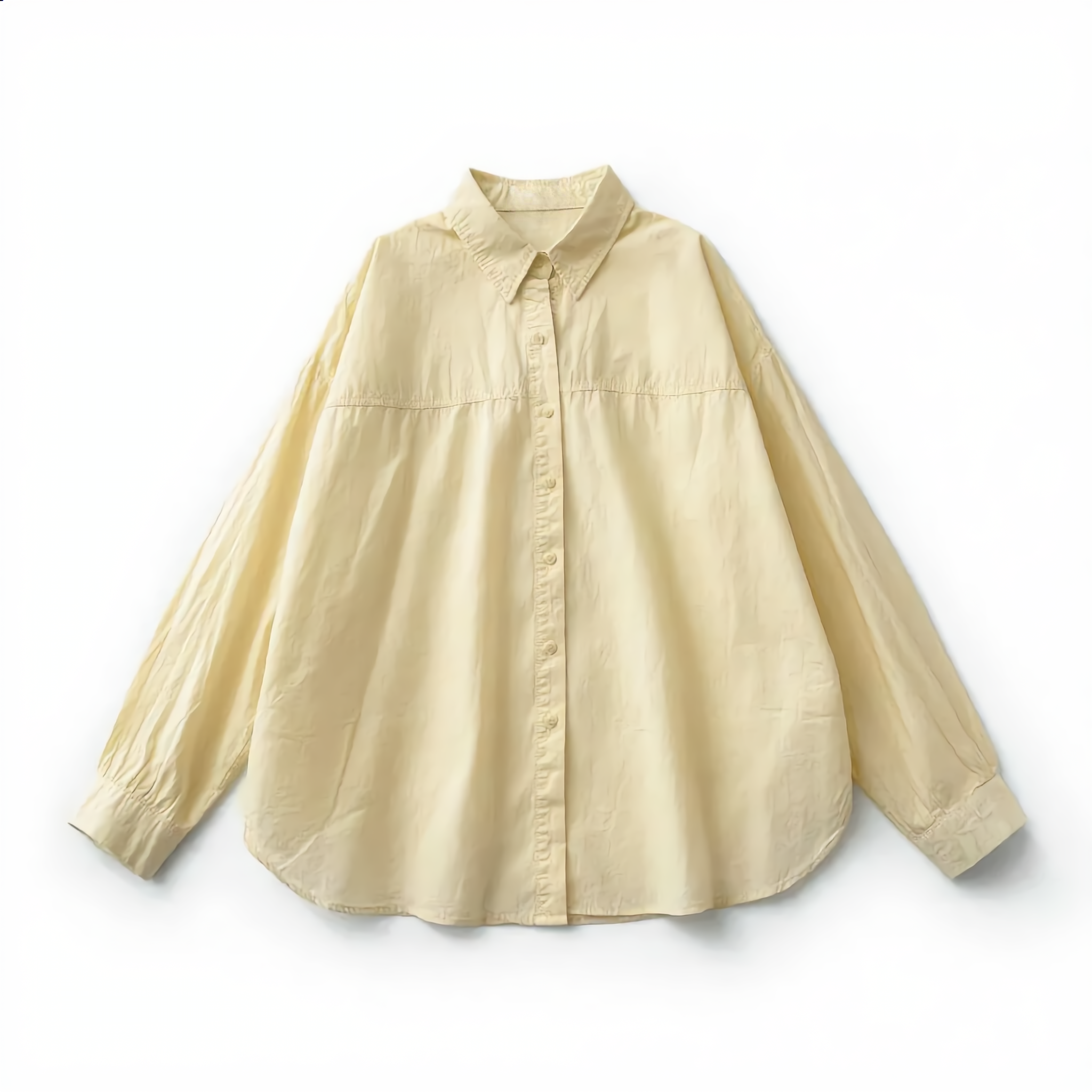 Shirt Cotton Oversize Classic Collar