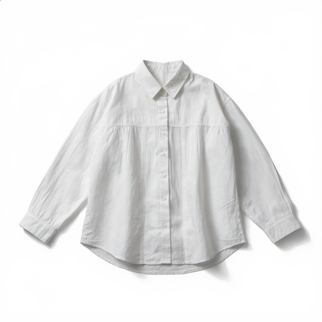 Shirt Cotton Oversize Classic Collar