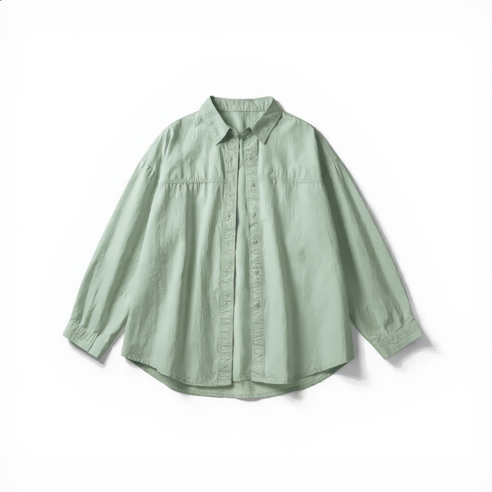 Shirt Cotton Oversize Classic Collar