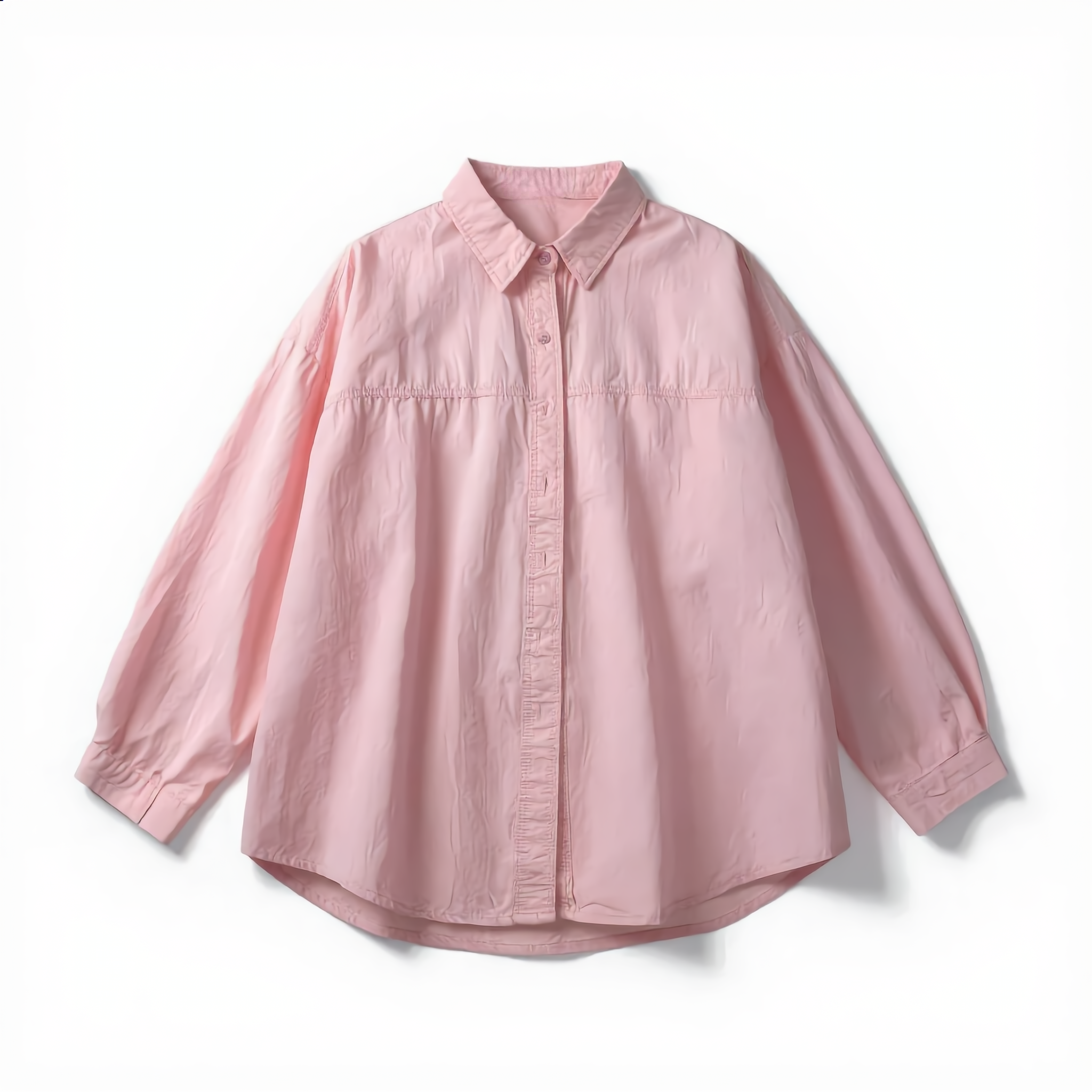 Shirt Cotton Oversize Classic Collar