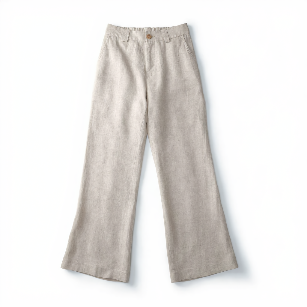 High Waist Wide Leg Trouser