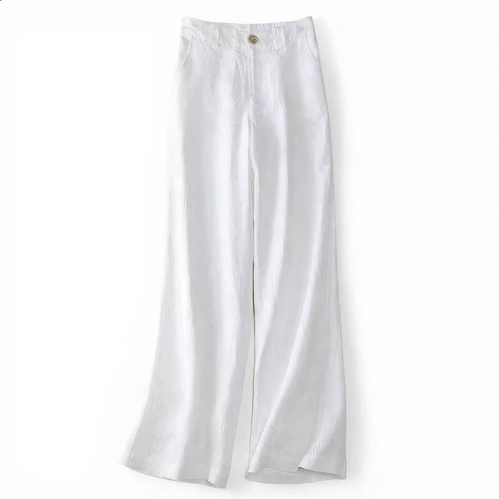 High Waist Wide Leg Trouser