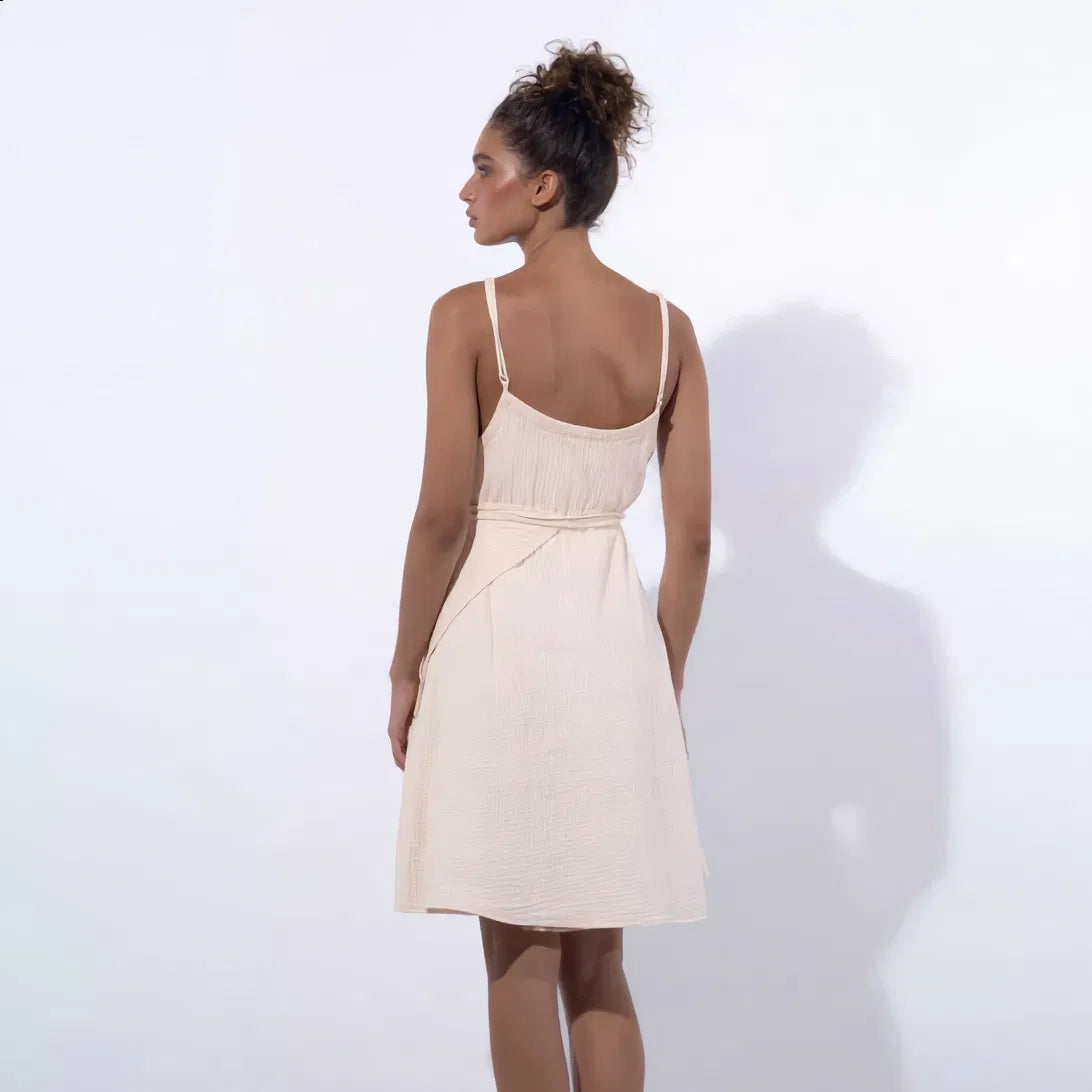Wrap Dress Spaghetti Strap & V-Neck